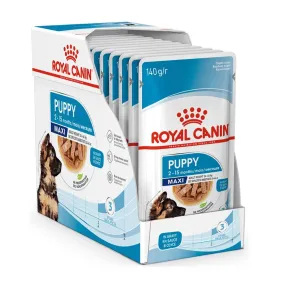 $12 OFF (Exp 13May25): Royal Canin Maxi Puppy Pouch Dog Food 140g x 10