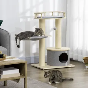 35" Cat Tree Activity Centre - Natural