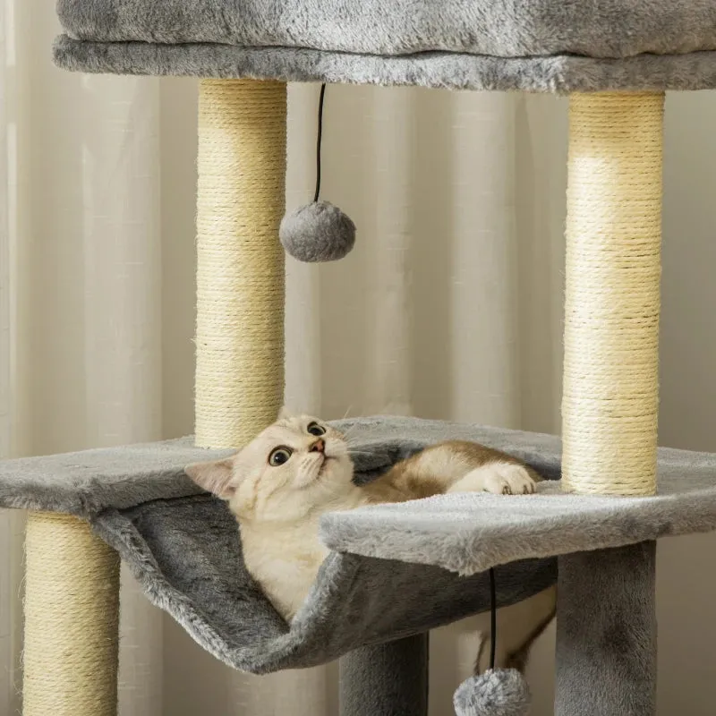 39.25'' Cat Tree Multi-Level - Gray