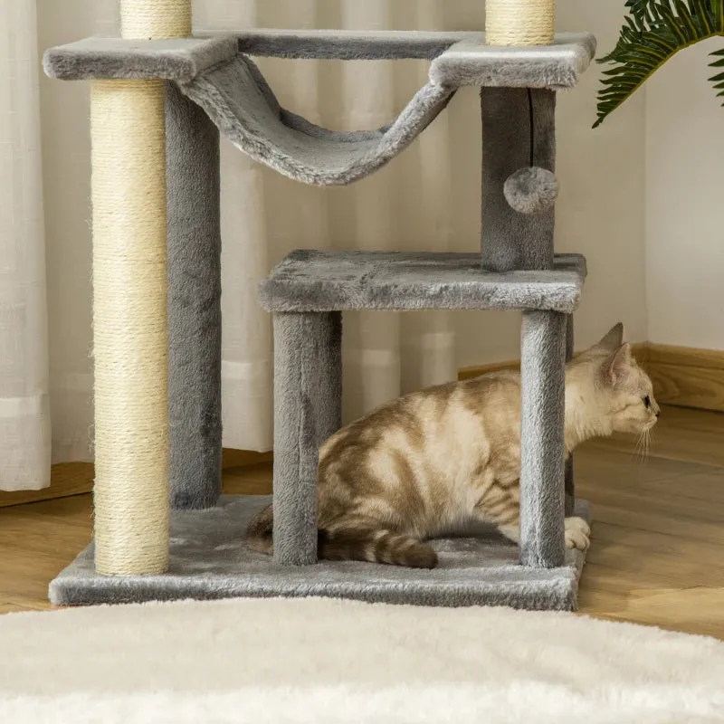 39.25'' Cat Tree Multi-Level - Gray