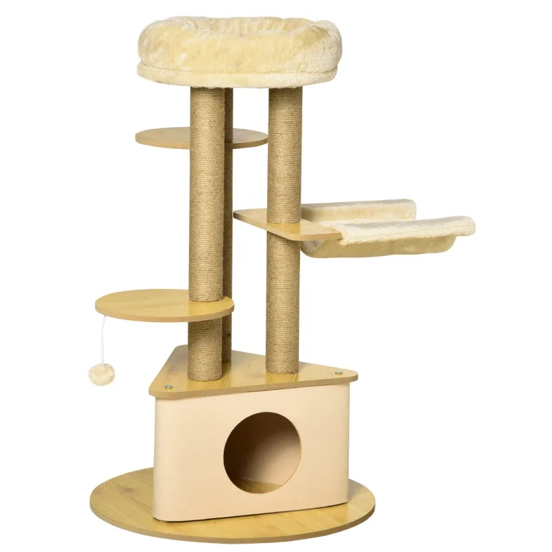 39" Multi-Level Cat Tree - Yellow