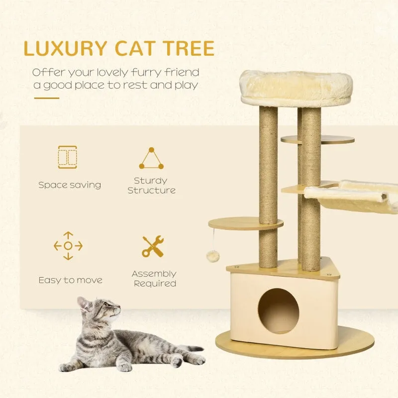 39" Multi-Level Cat Tree - Yellow