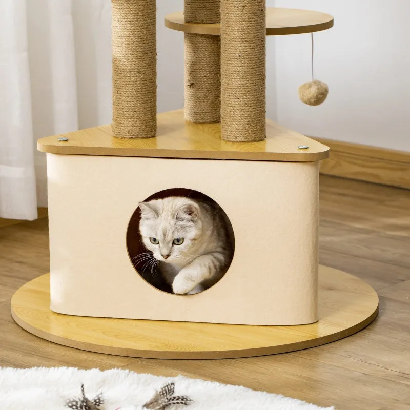 39" Multi-Level Cat Tree - Yellow