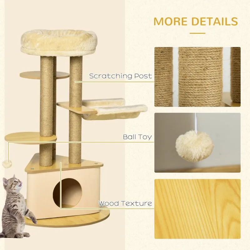 39" Multi-Level Cat Tree - Yellow