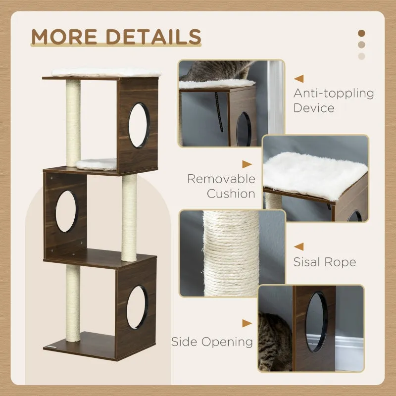 49" Multi-Level Cat Tree - Brown