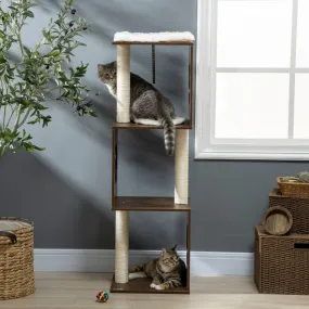 49" Multi-Level Cat Tree - Brown