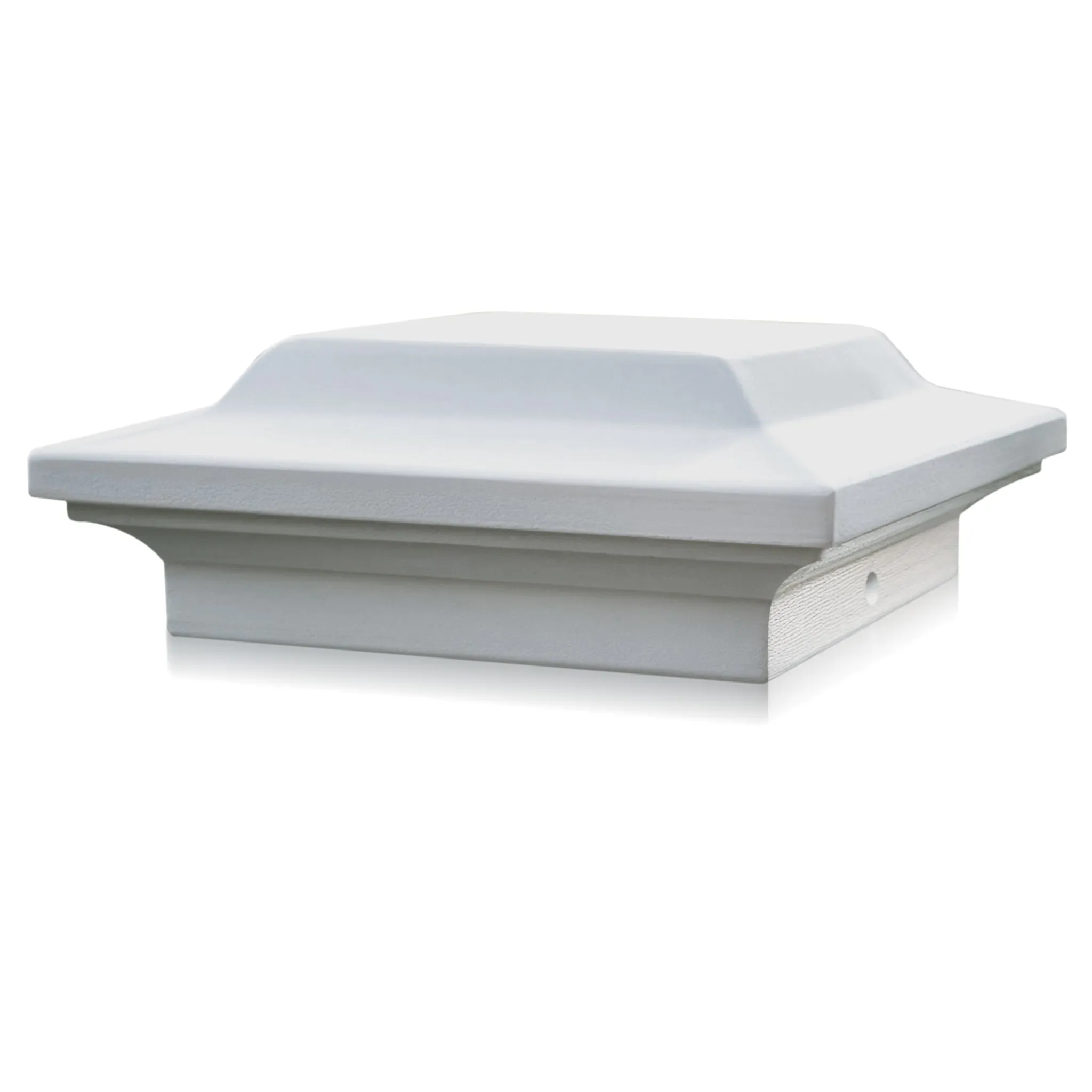4x4 Aluminum Post Cap - White