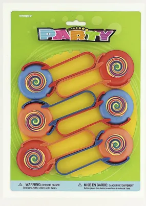 6 Pack Toy Fling Discs