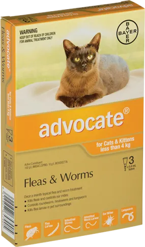 Advocate For Small Cats 0-4KG 3 Pack