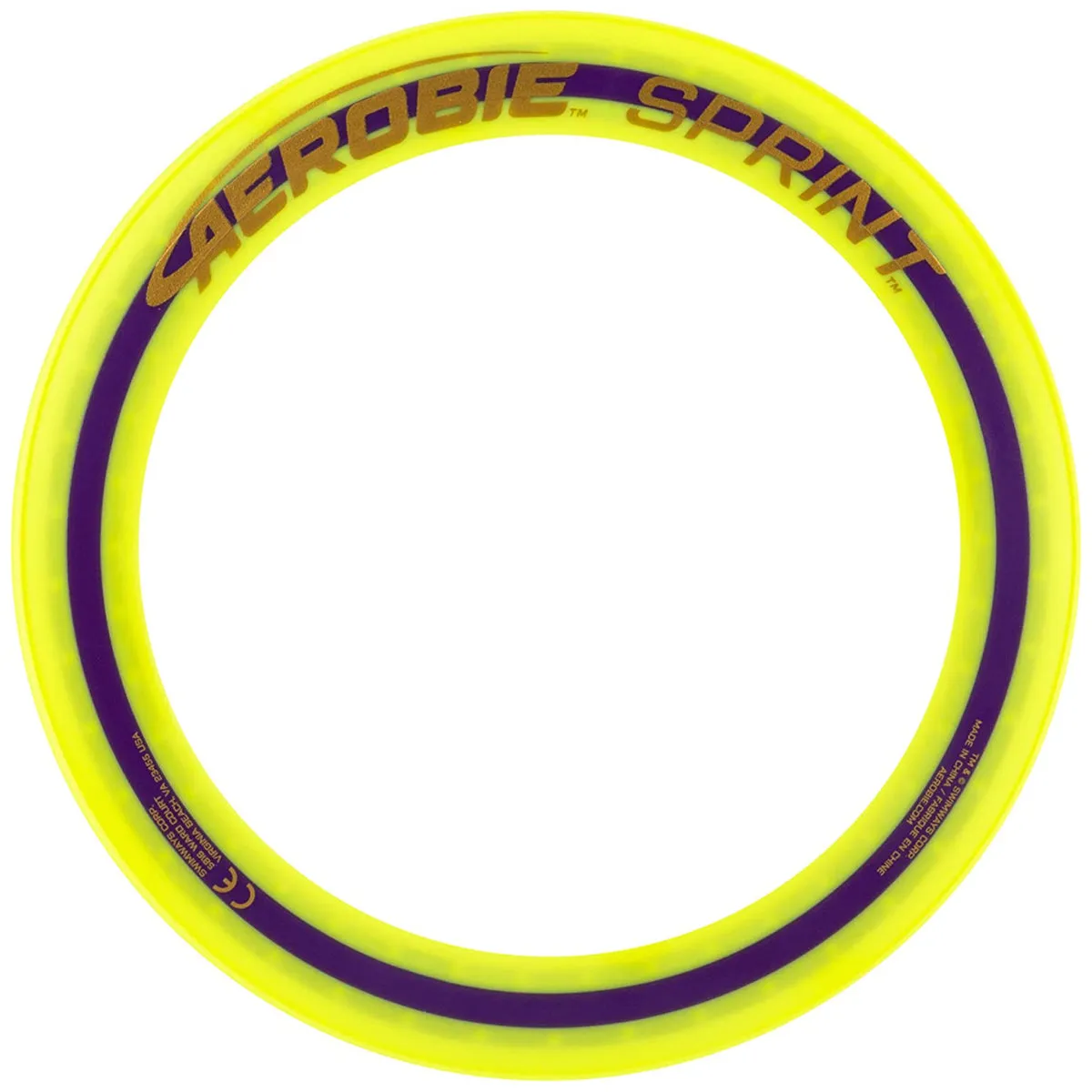 Aerobie Sprint Ring Outdoor Flying Disc -10"