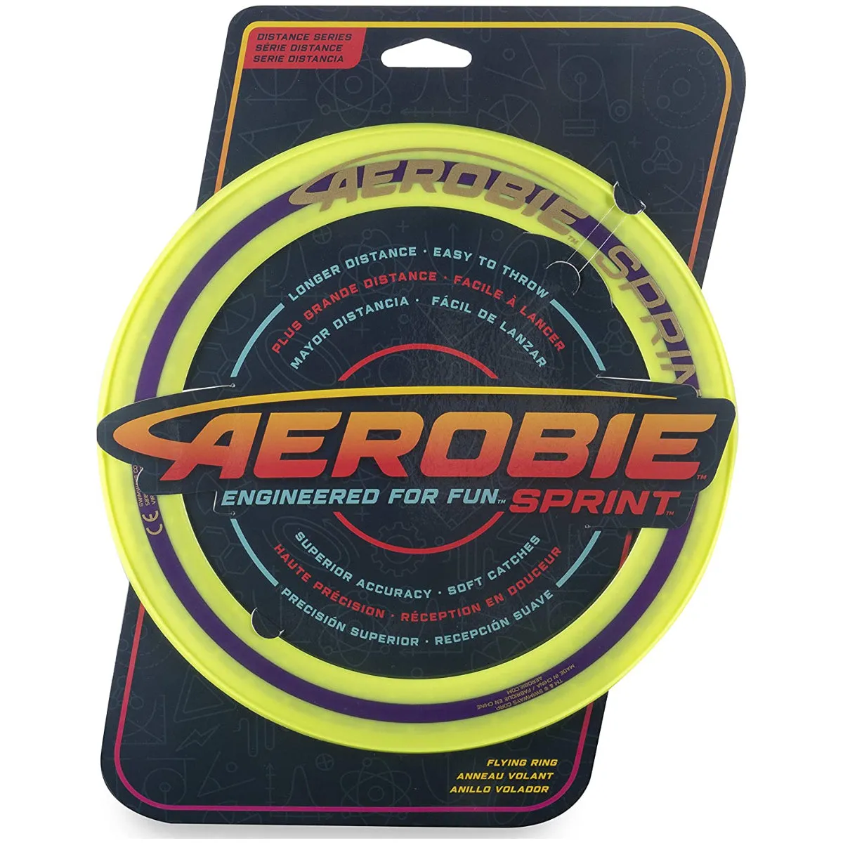 Aerobie Sprint Ring Outdoor Flying Disc -10"