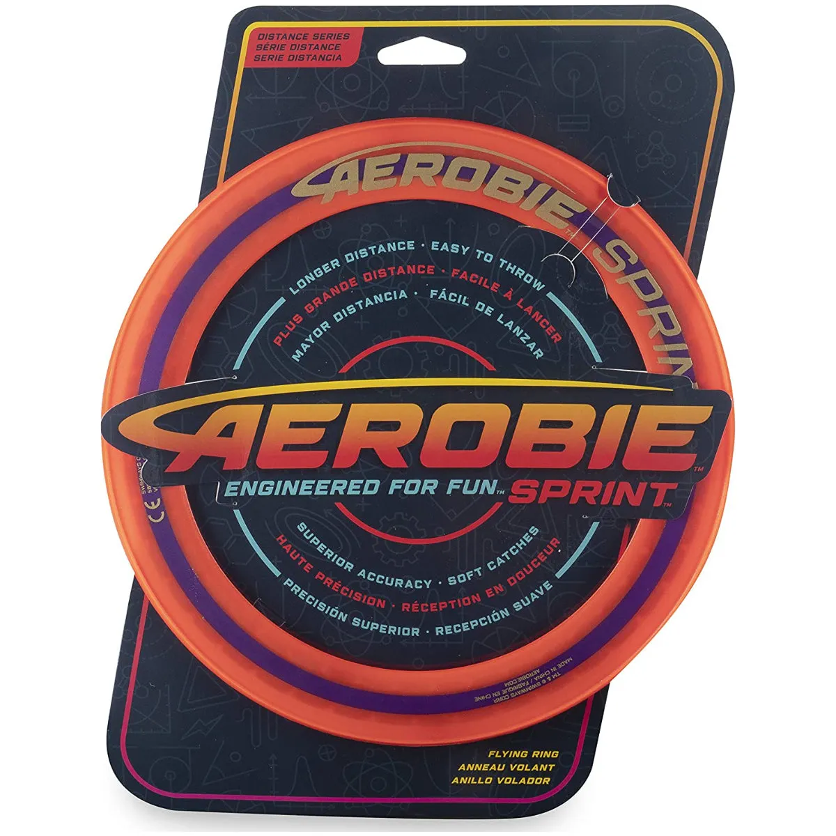 Aerobie Sprint Ring Outdoor Flying Disc -10"