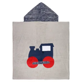 Big Towel Grey Train Navy