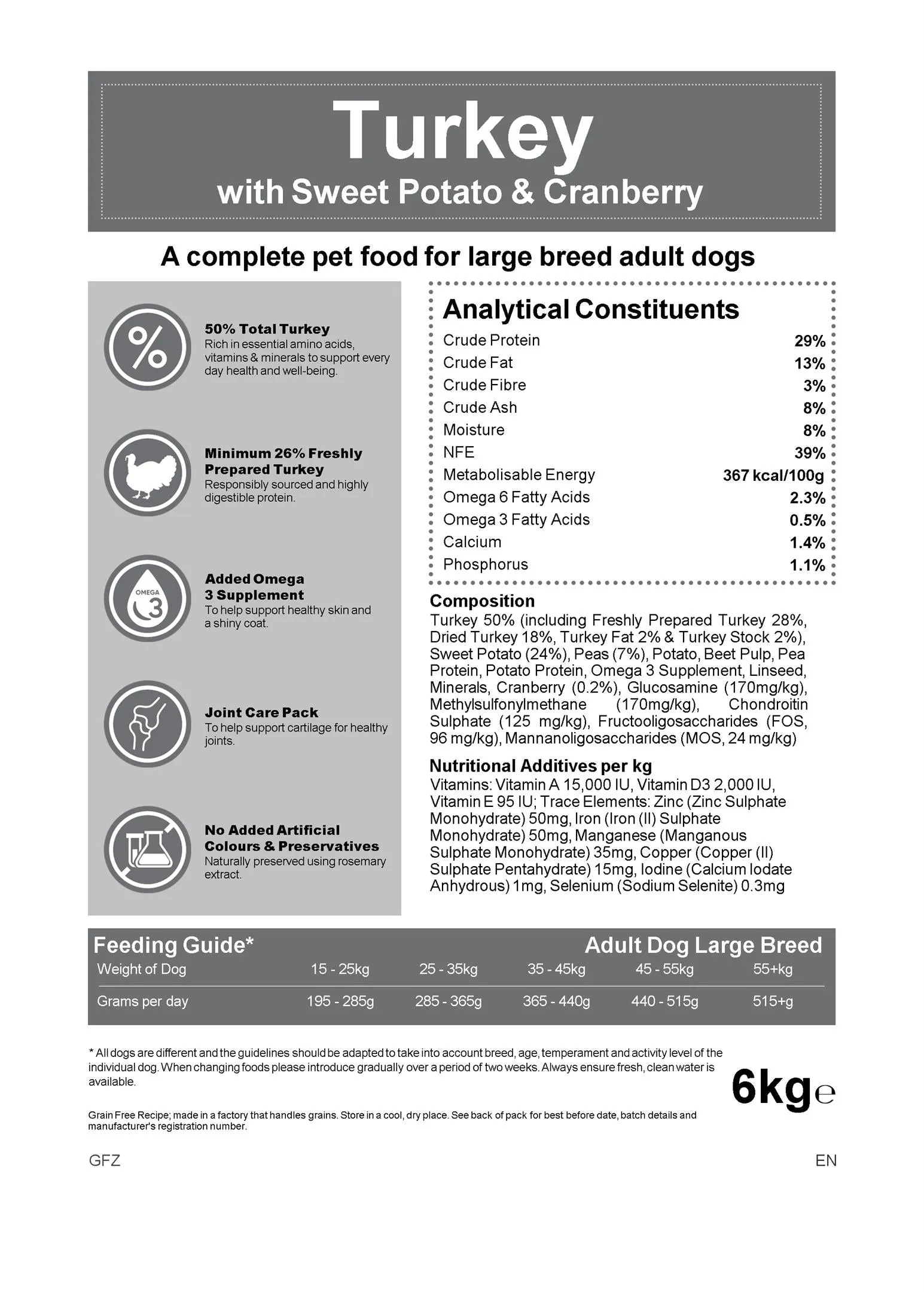 Blakes - Large Breed - Grain Free Complete Dog Food