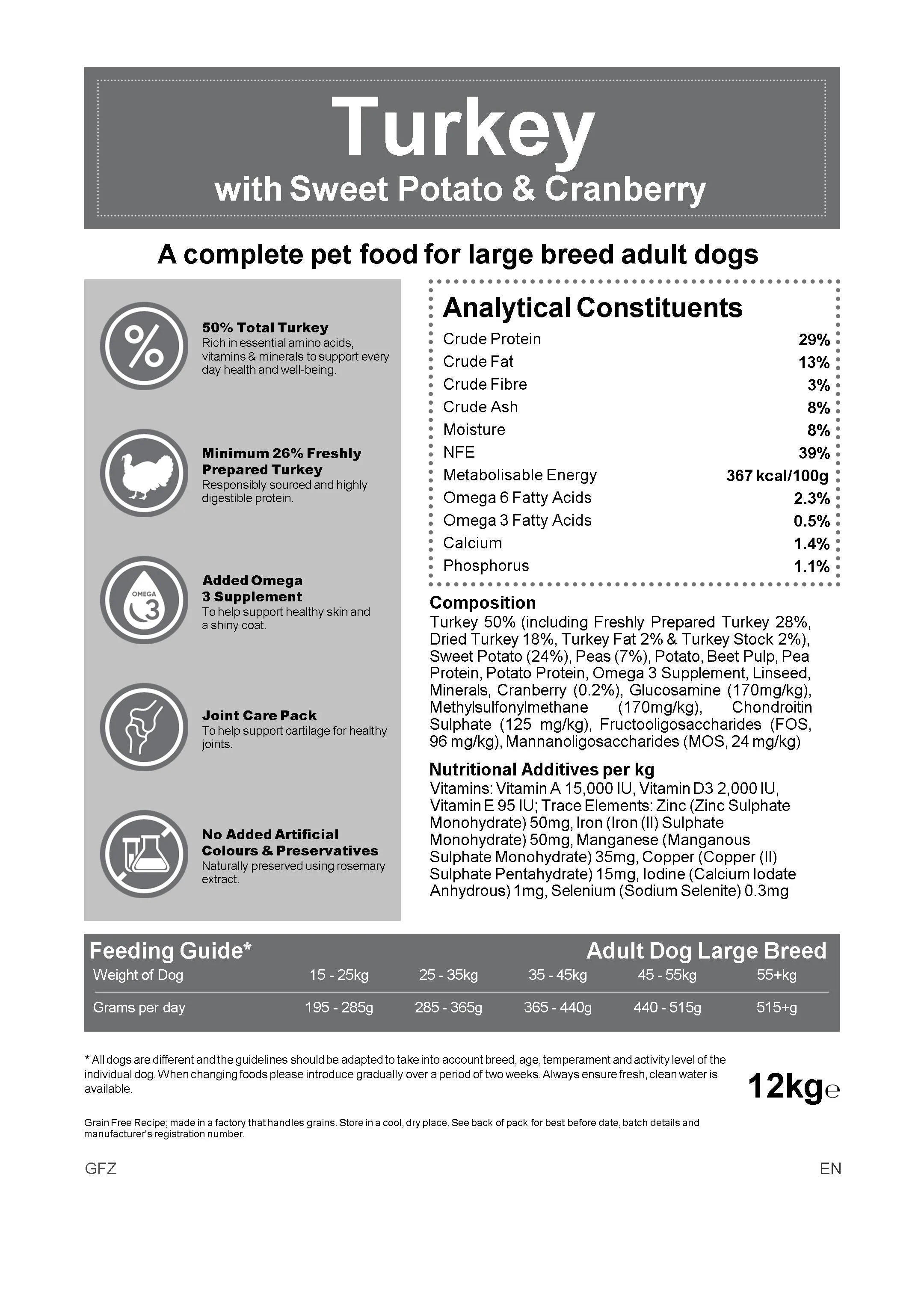 Blakes - Large Breed - Grain Free Complete Dog Food
