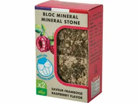 BLOC MINERAL STONE RASPBERRY FLAVOR X2 200GR