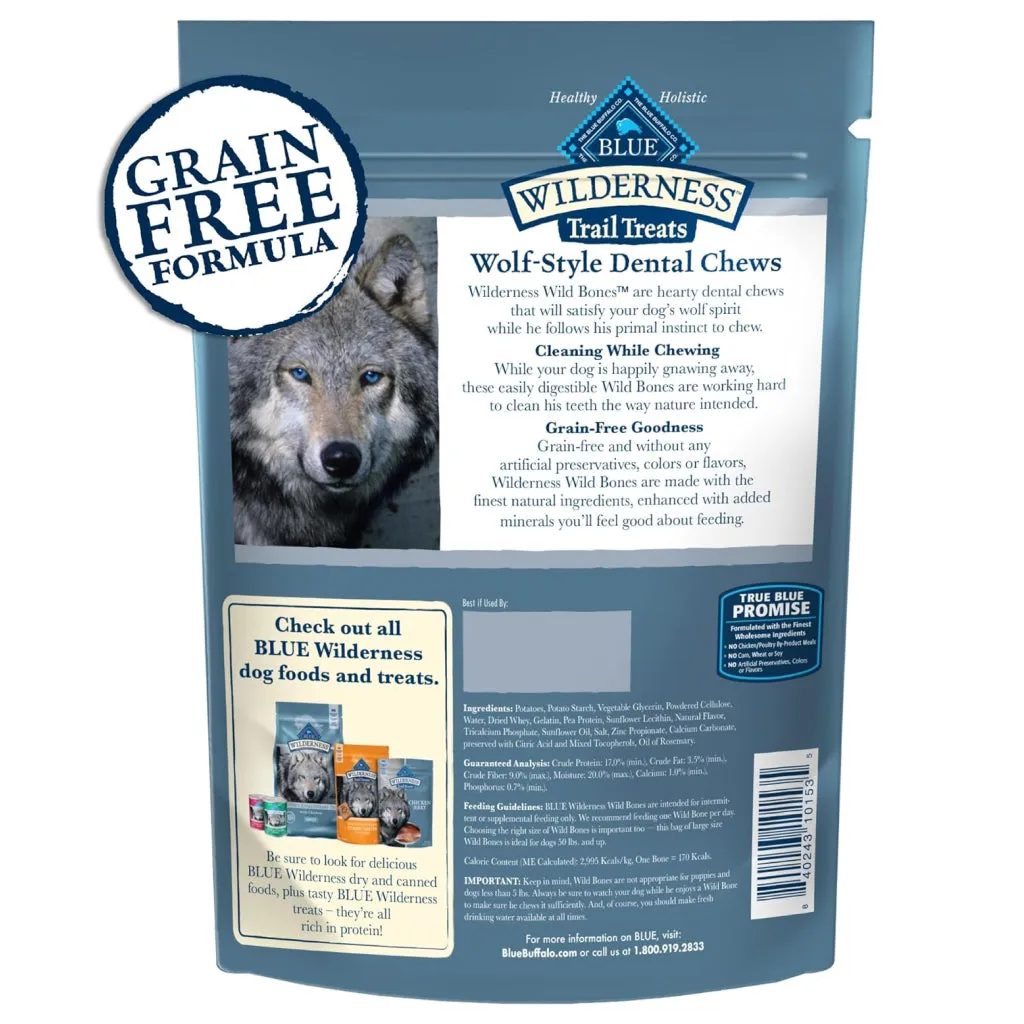 Blue Buffalo Wilderness Wild Bones Dental Treats (10 oz)