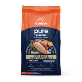Canidae PURE Grain Free, Limited Ingredient Dry Dog Food, Duck and Sweet Potato, 12lbs