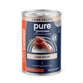 Canidae PURE Grain Free, Limited Ingredient Wet Dog Food, Lamb