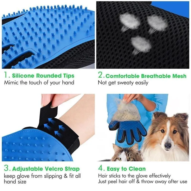 Cat and Dog Grooming Gloves