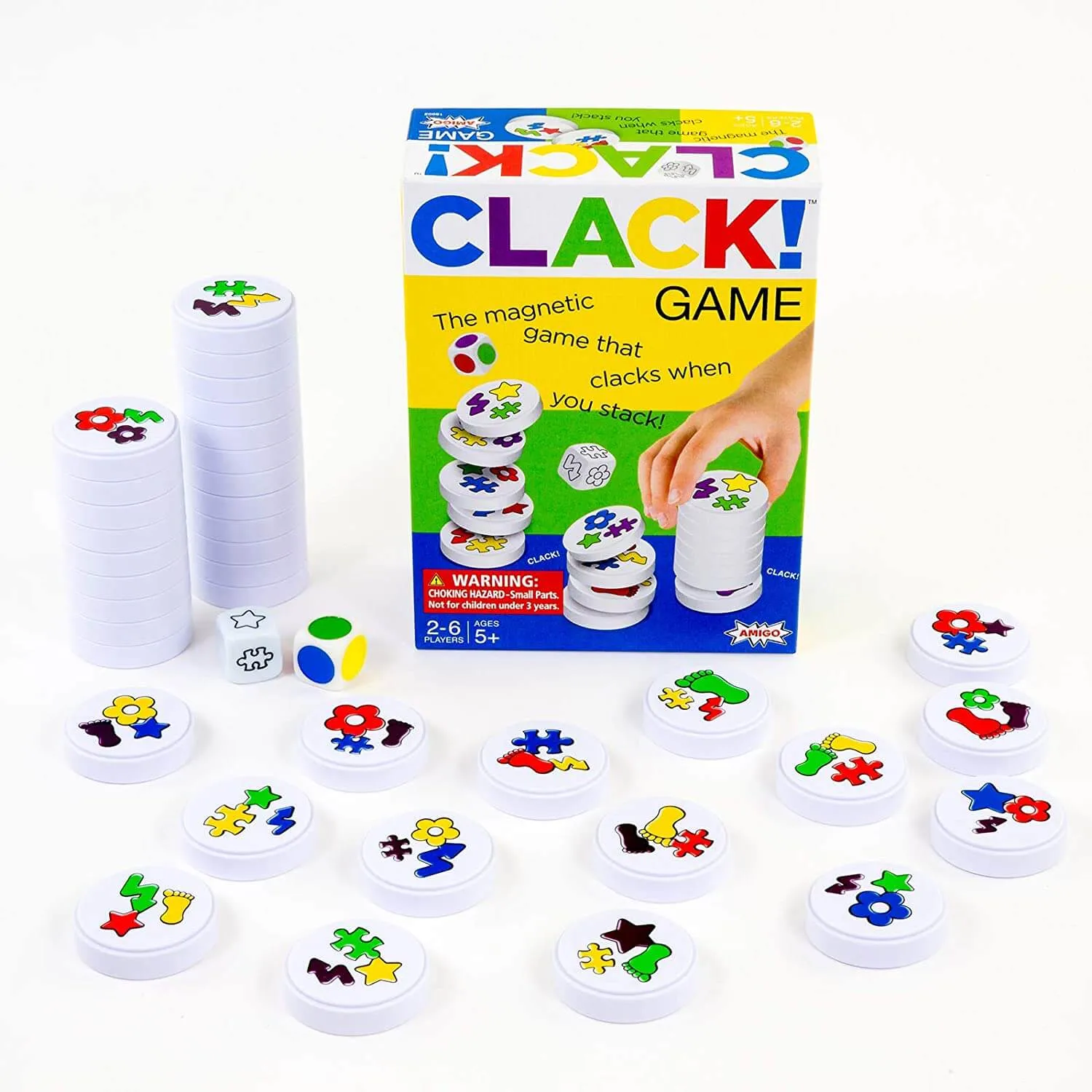 CLACK Game -Kids Magnetic Stacking Game Age 5 