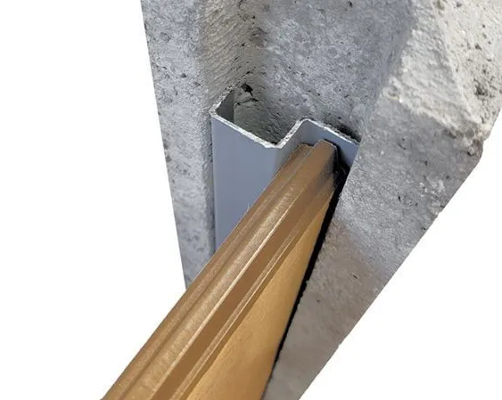 Cladco Concrete Post Spacer for Composite Fence Panels - 3m