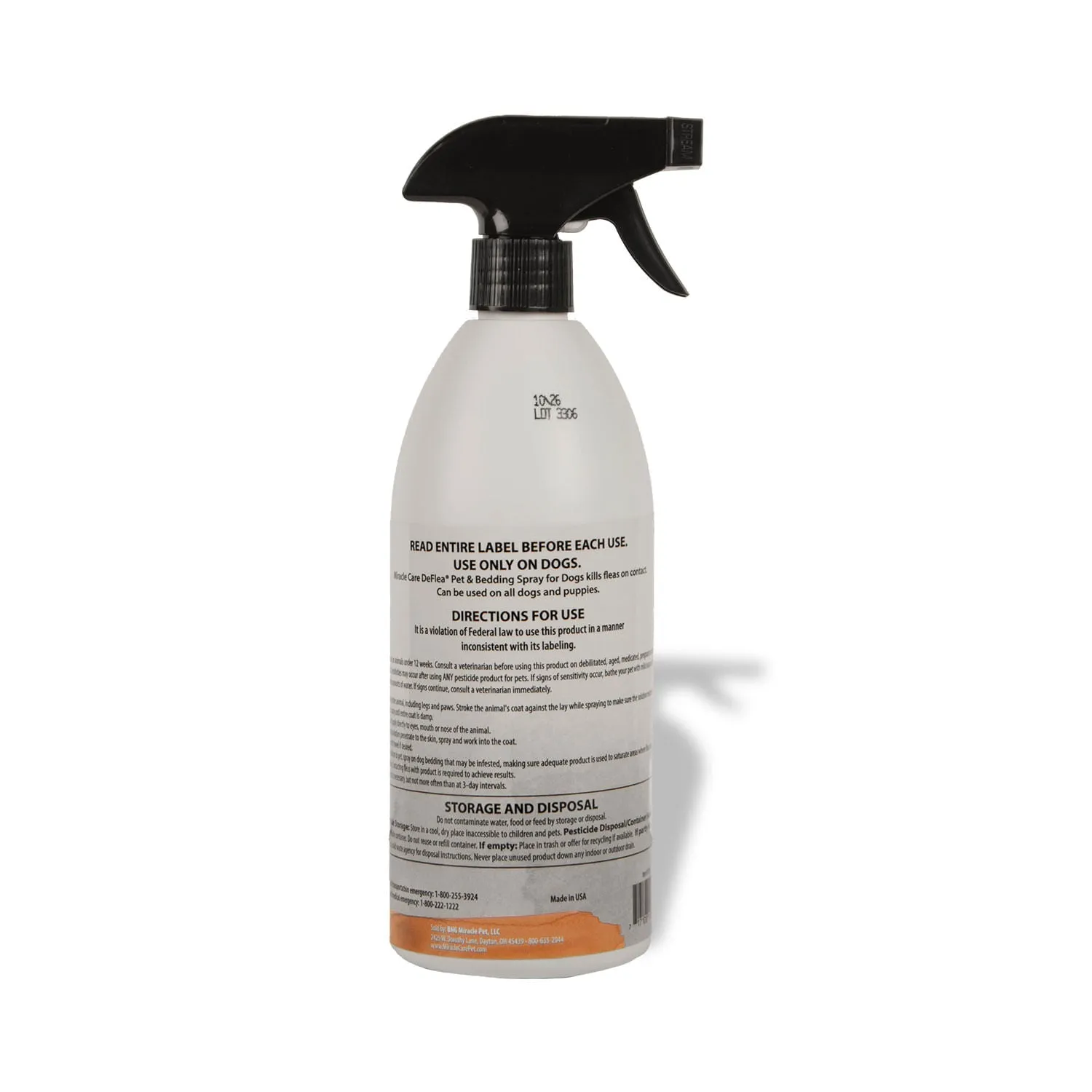 DeFlea Pet & Bedding Spray for Dogs
