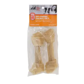 Dogit Rawhide Knotted Bones - 16.4 cm (6.5 in)  2 pack