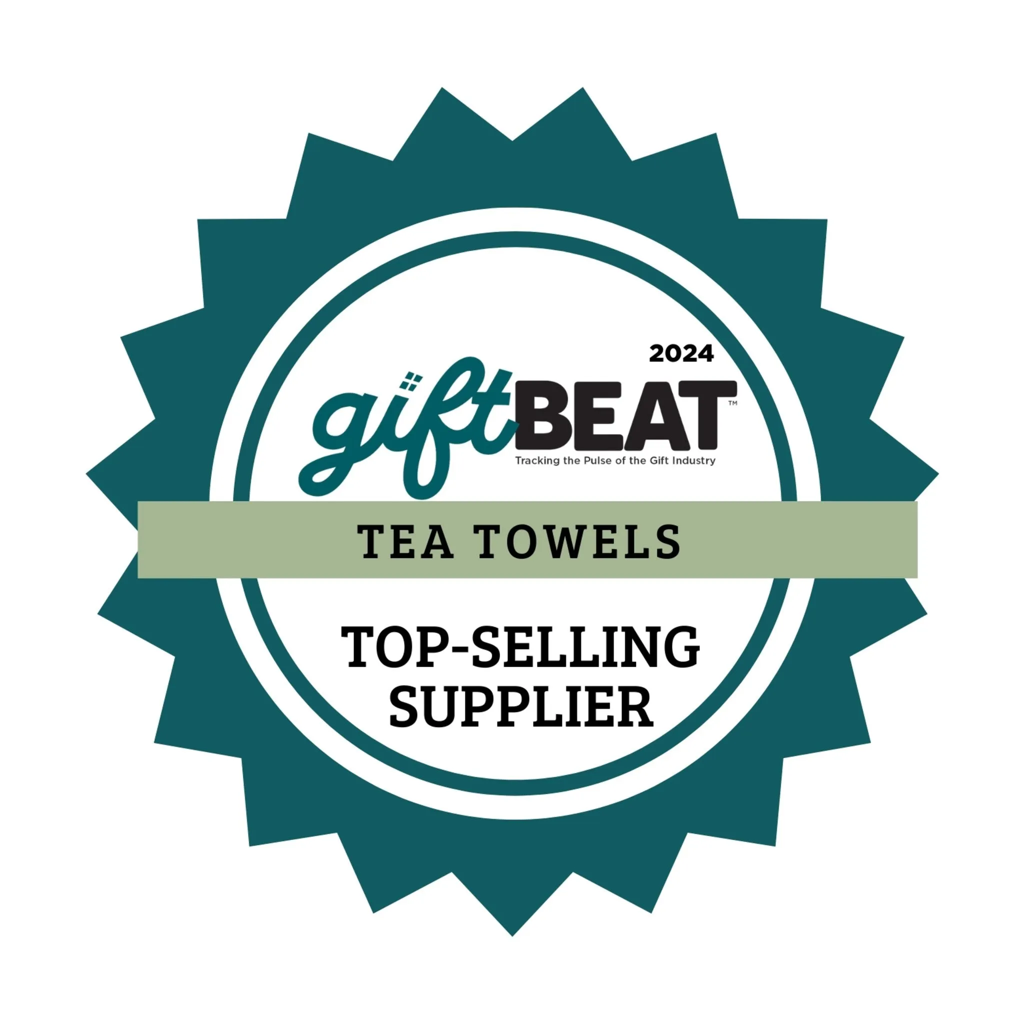 Dove Gray Stripe Linen and Cotton Dishtowel