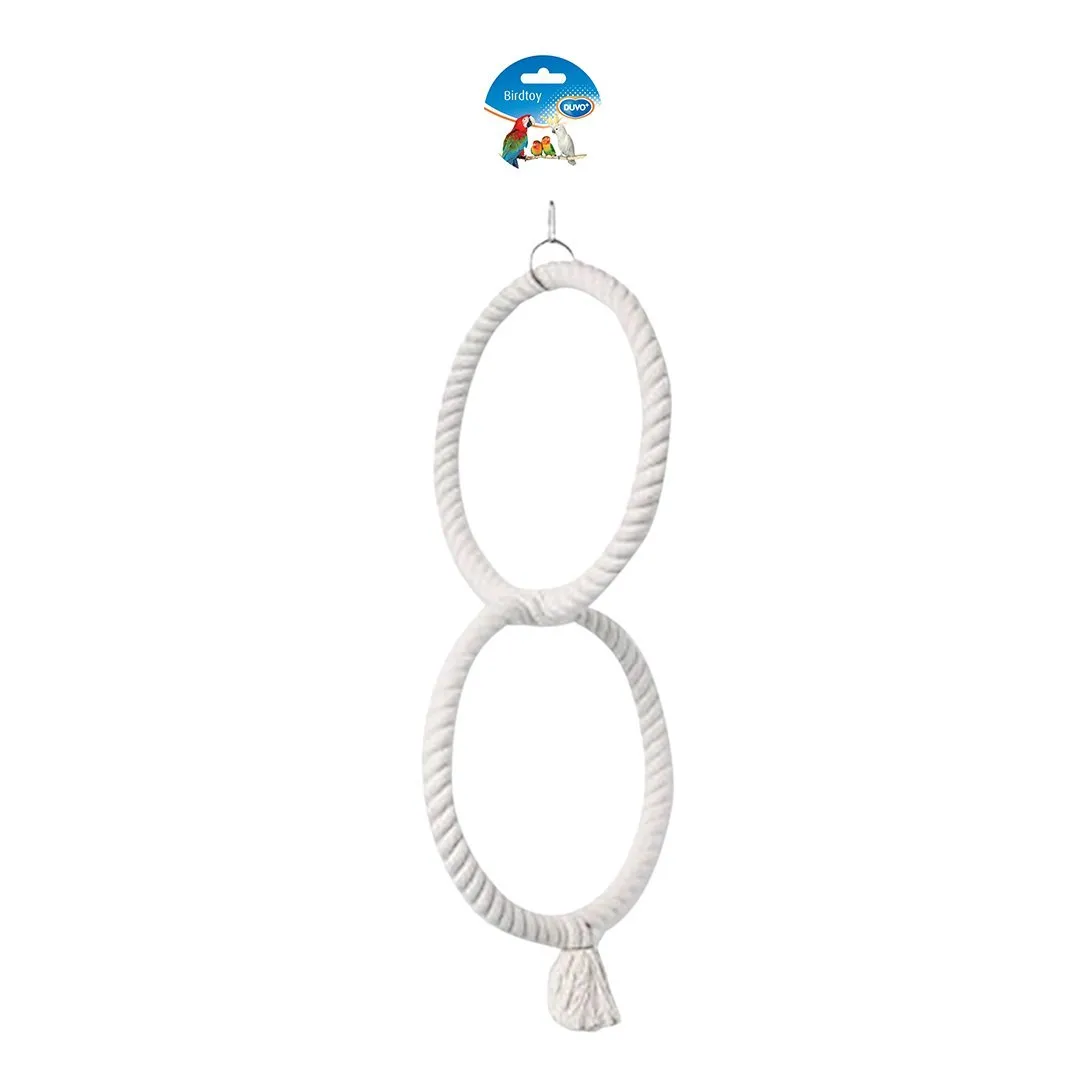 DUVO PLUS Bird/Parrot Toys Ring Perch-