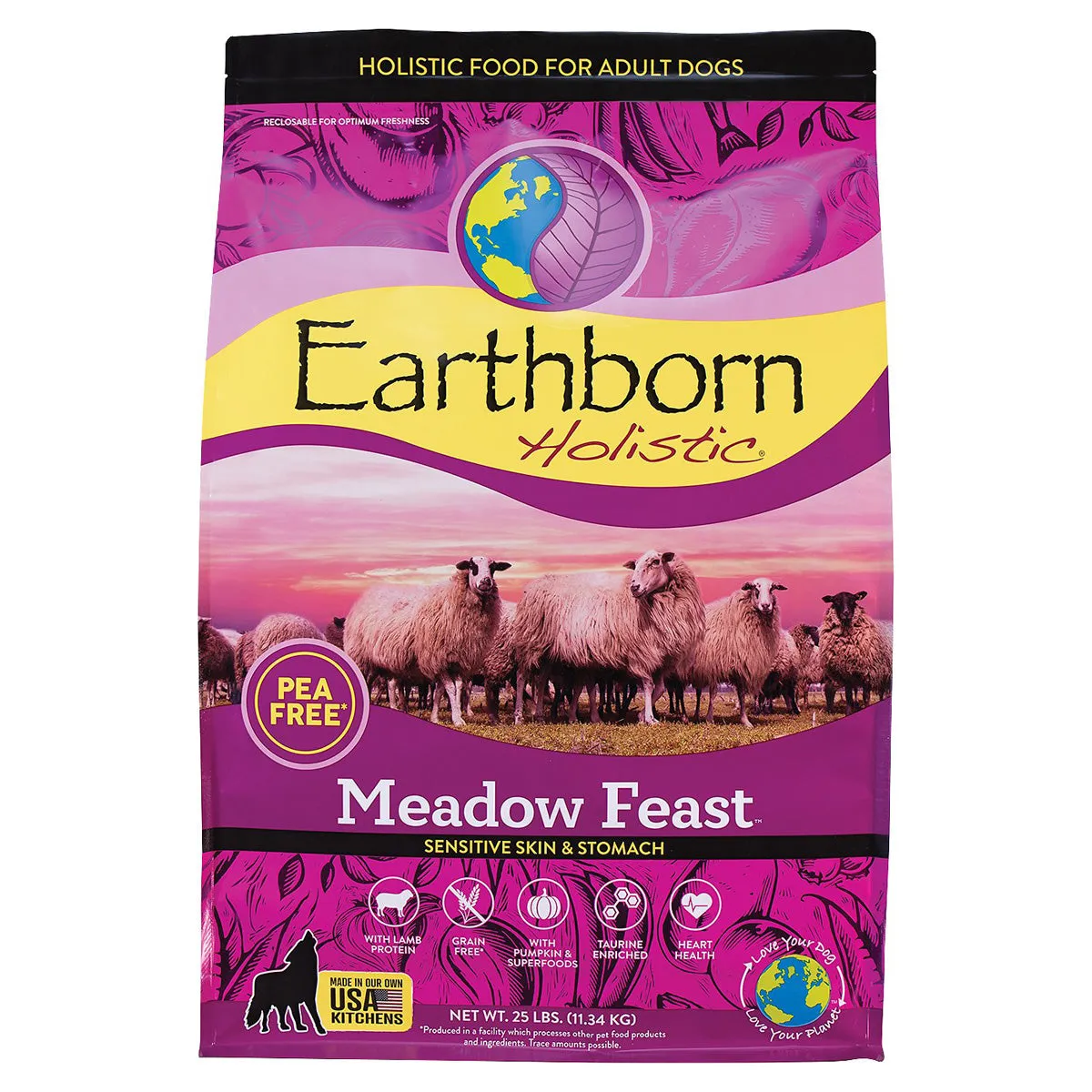EarthBorn Meadow Feast Dry Dog Food 12.5lb