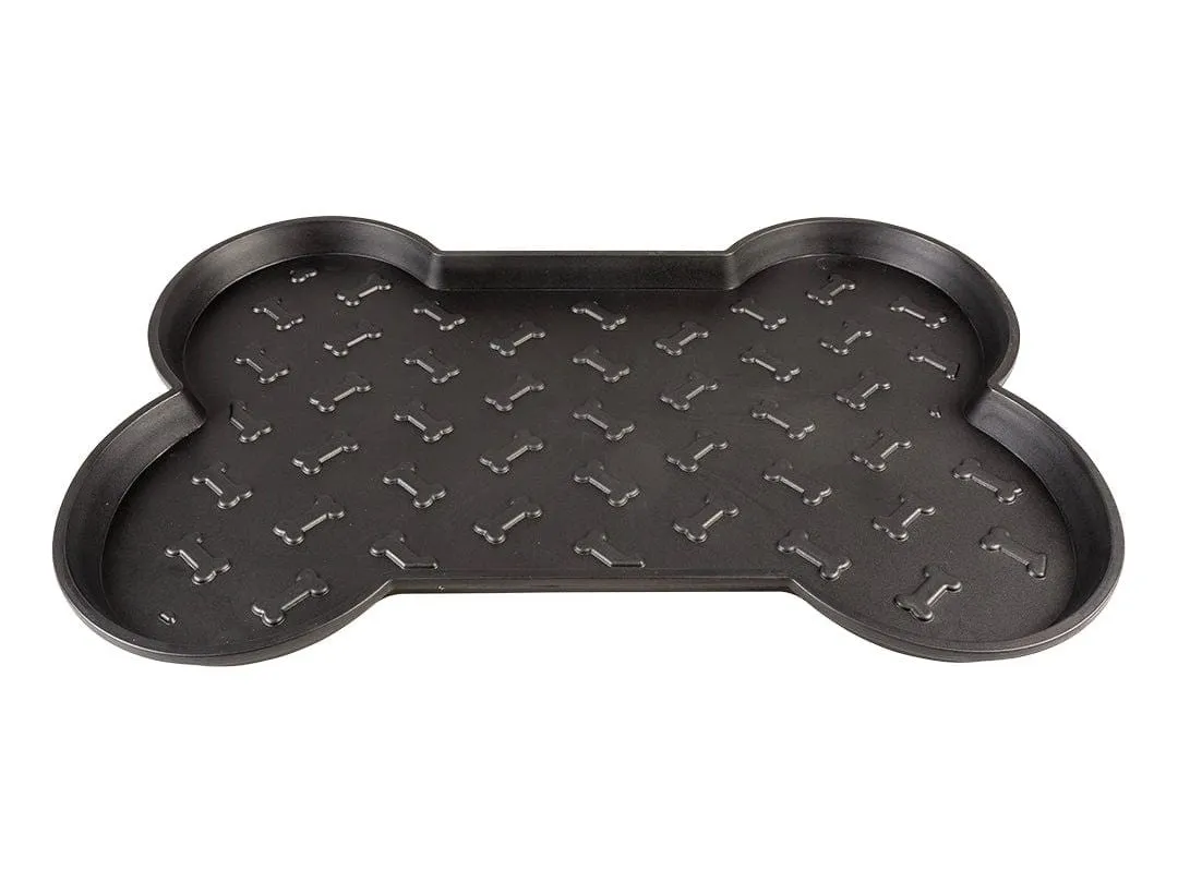 ECO placemat bone 46,8x33x,2,5cm black