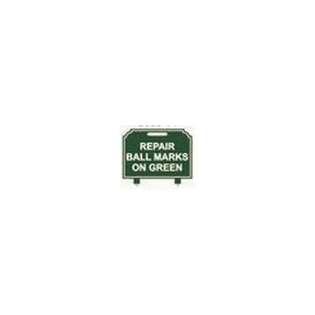Fairway Sign - 12"x10" - Repair Ball Marks On Green