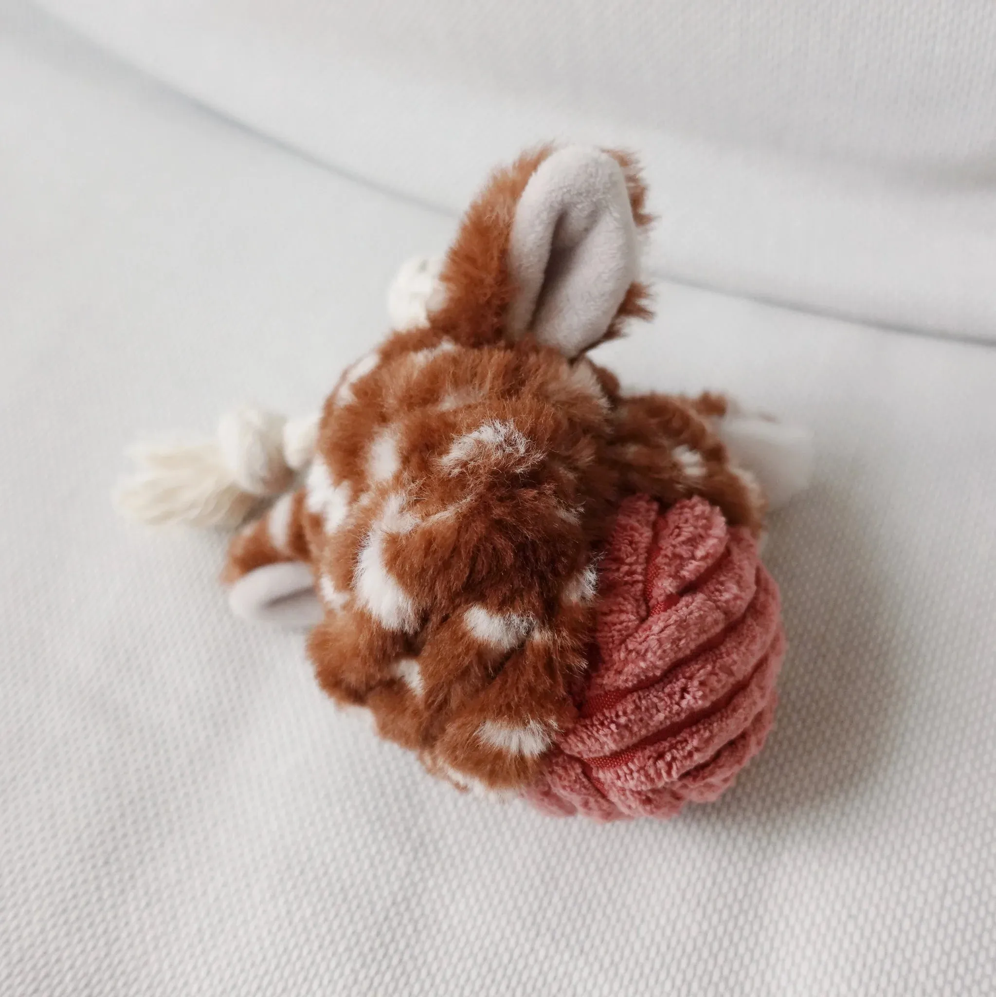 FAWN POP squeaky   bouncy enrichment toy