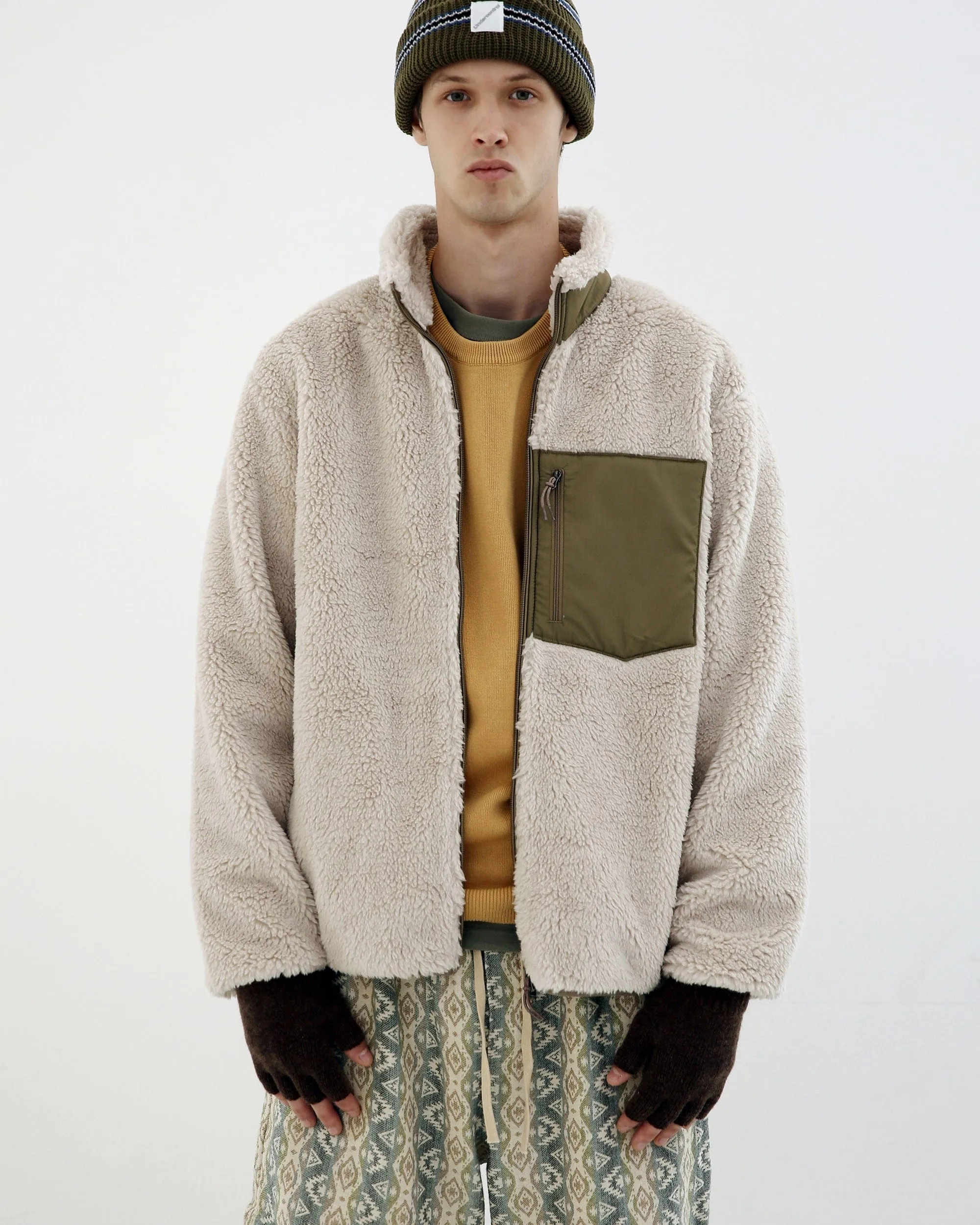 FINGERLESS / UDC / MELANGE / WOOD BROWN