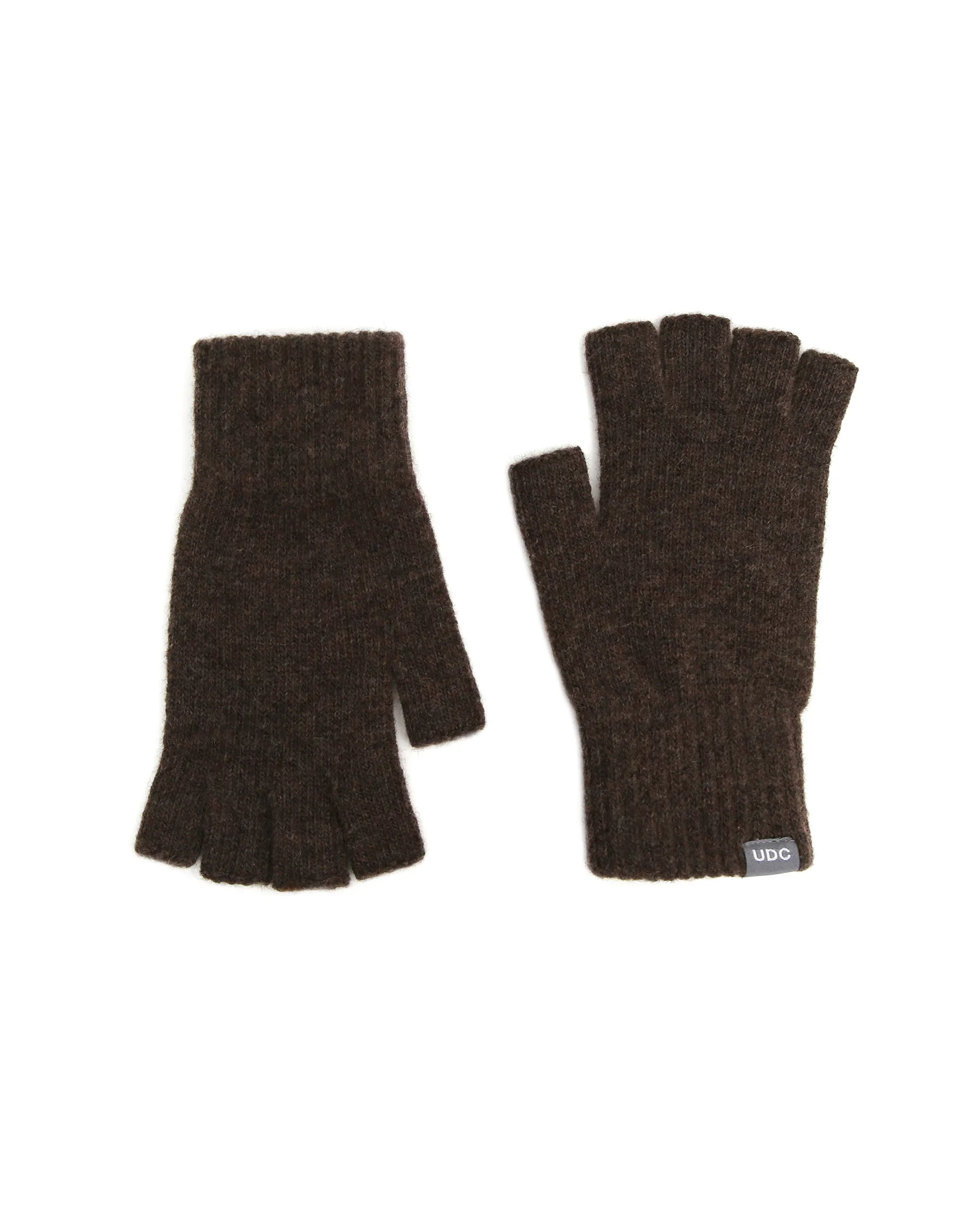 FINGERLESS / UDC / MELANGE / WOOD BROWN