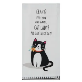 Flour Sack Towel Crazy? Eyery Now and Again...Cat Lady?