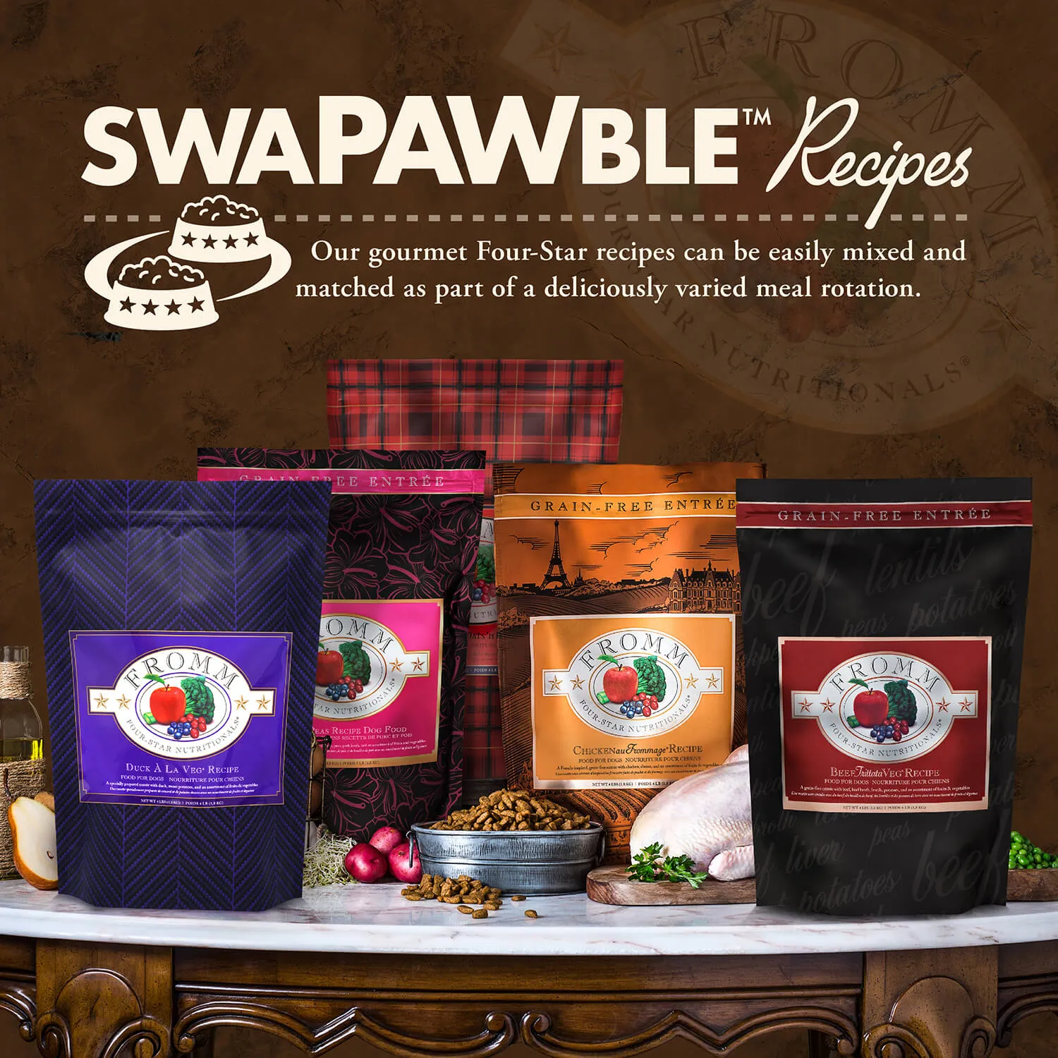 Four-Star Nutritionals Pork and Applesauce Recipe from Fromm
