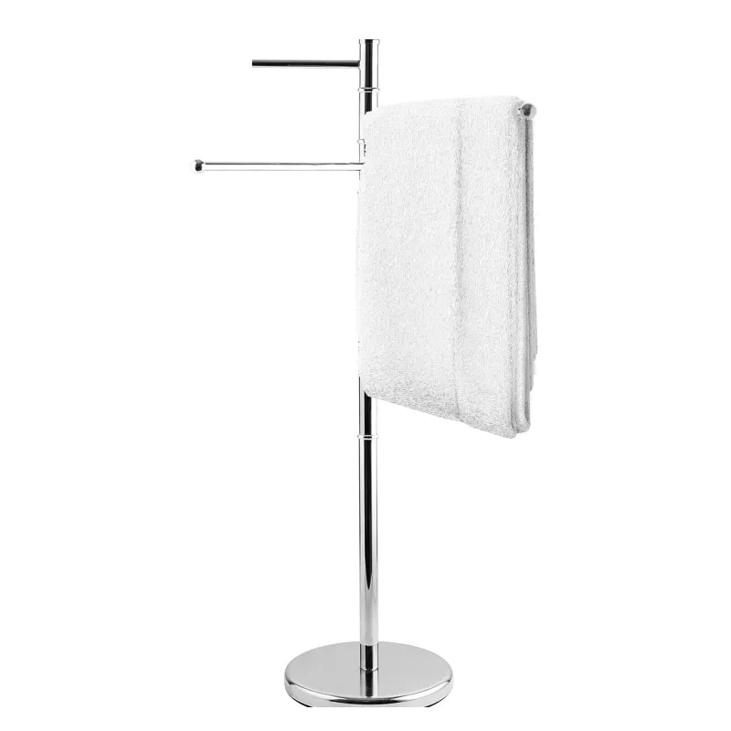 Free Standing Bathroom Towel Drying Rack Stainless Steel