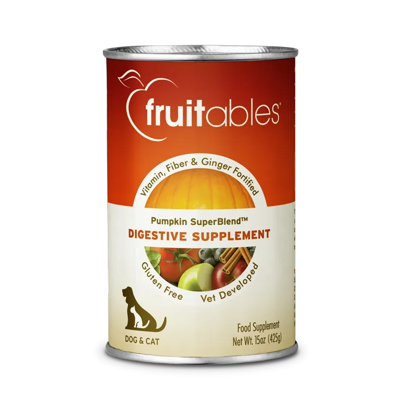 Fruitables Pumpkin Superblend 15-oz Can, Digestive Supplement