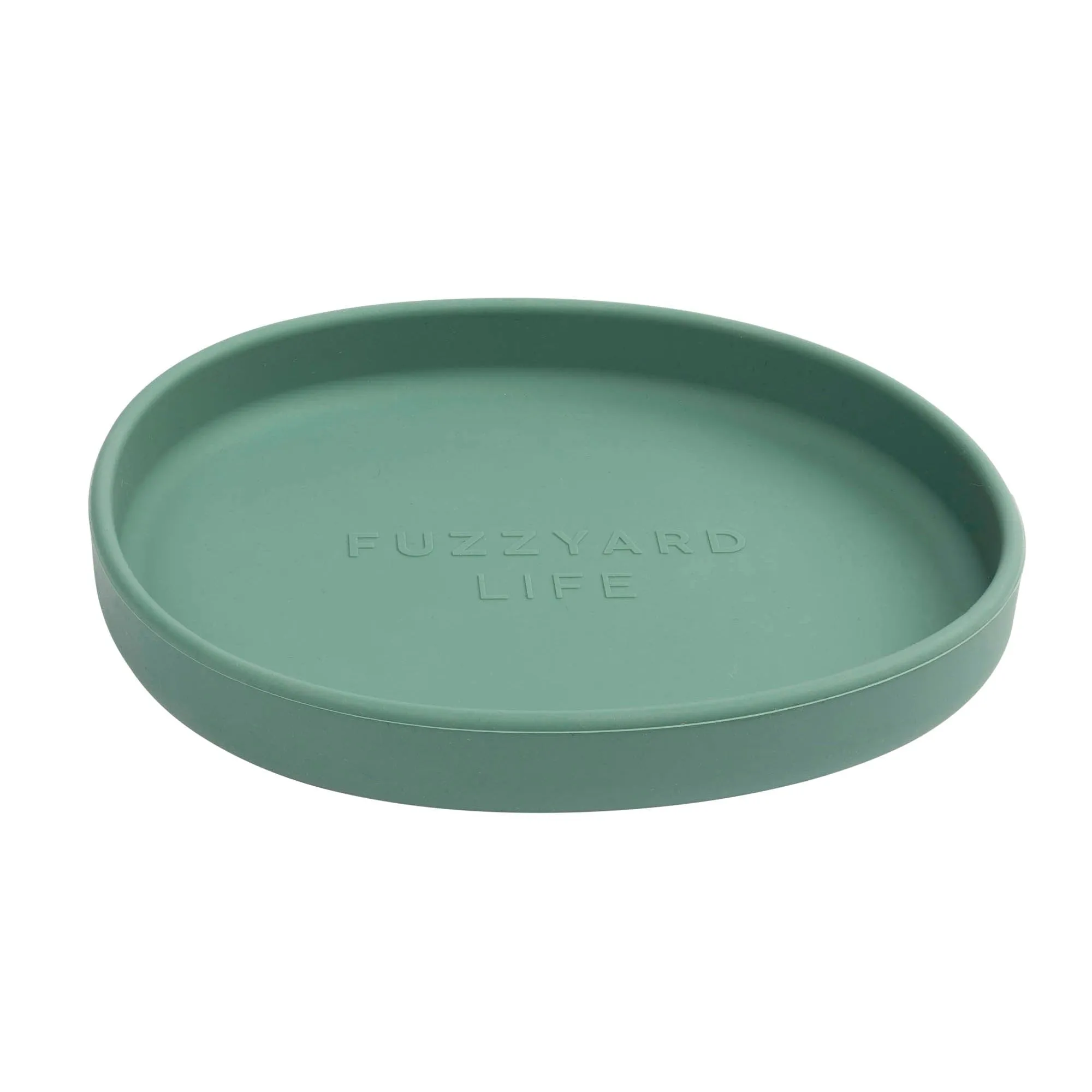 FuzzYard Life Silicone Cat Dish Myrtle Green^^^