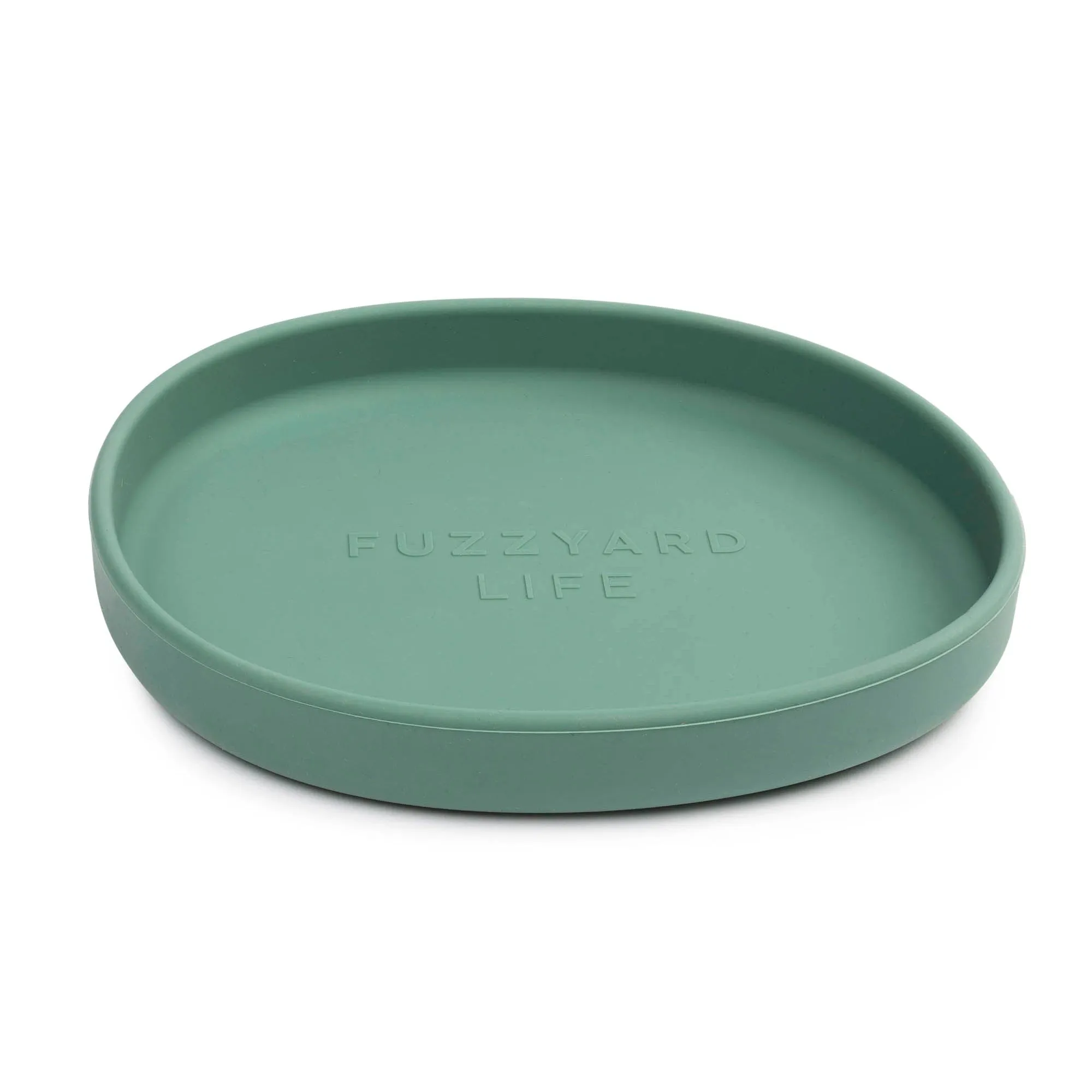 FuzzYard Life Silicone Cat Dish Myrtle Green^^^