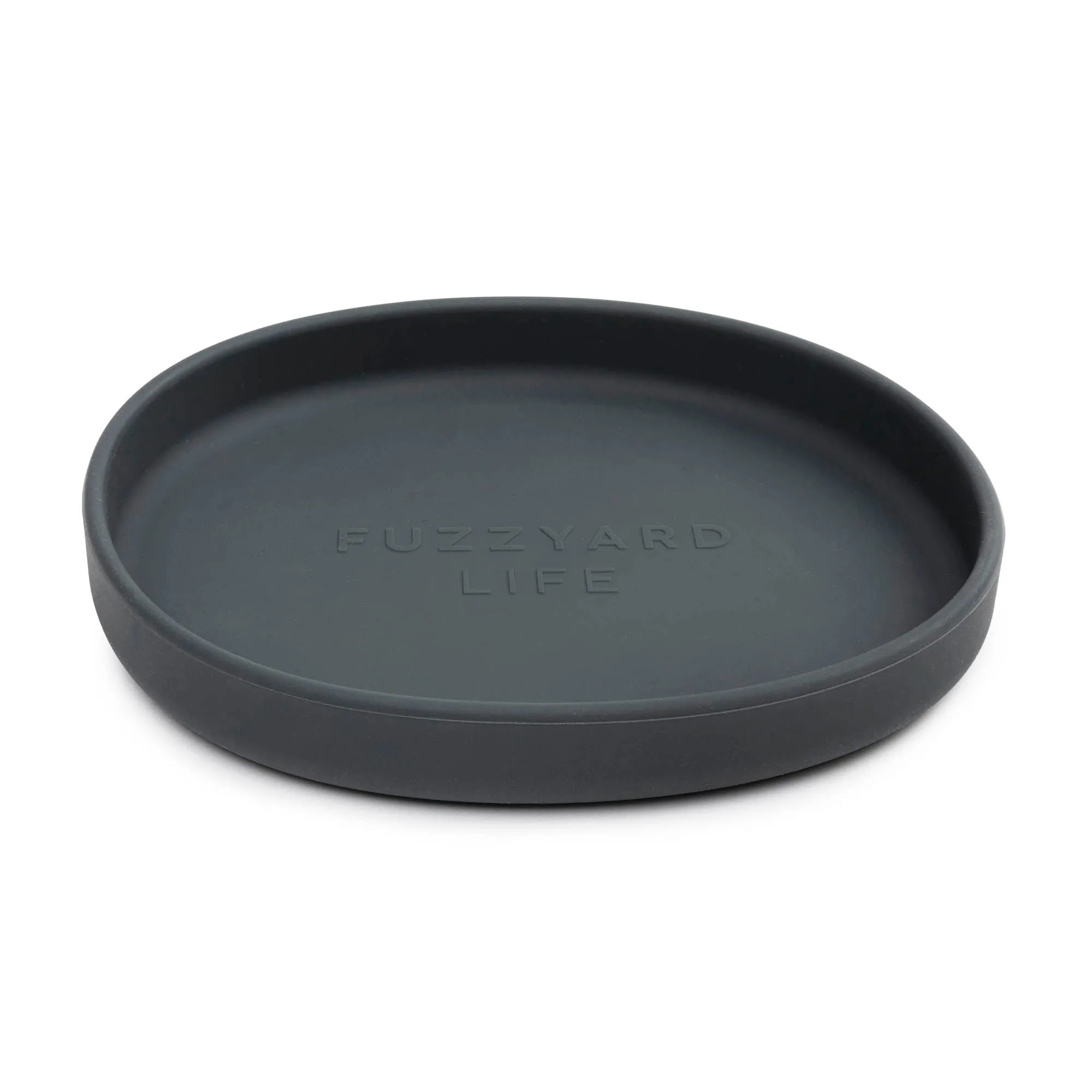 FuzzYard Life Silicone Cat Dish Slate Grey^^^