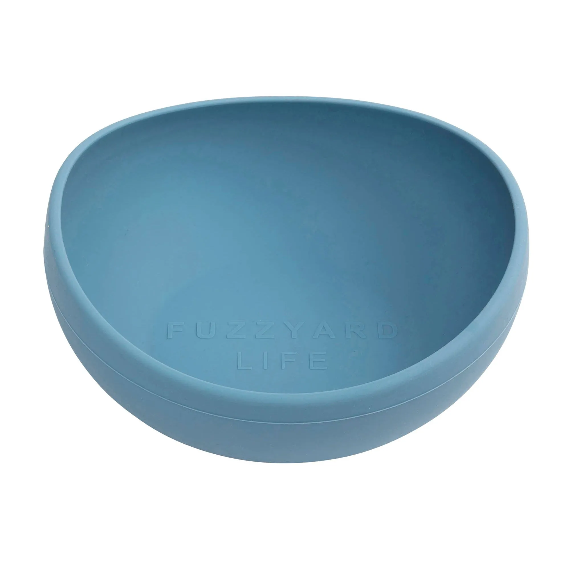FuzzYard Life Silicone Dog Bowl French Blue Large^^^