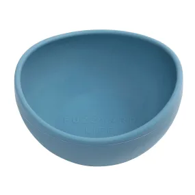 FuzzYard Life Silicone Dog Bowl French Blue Medium