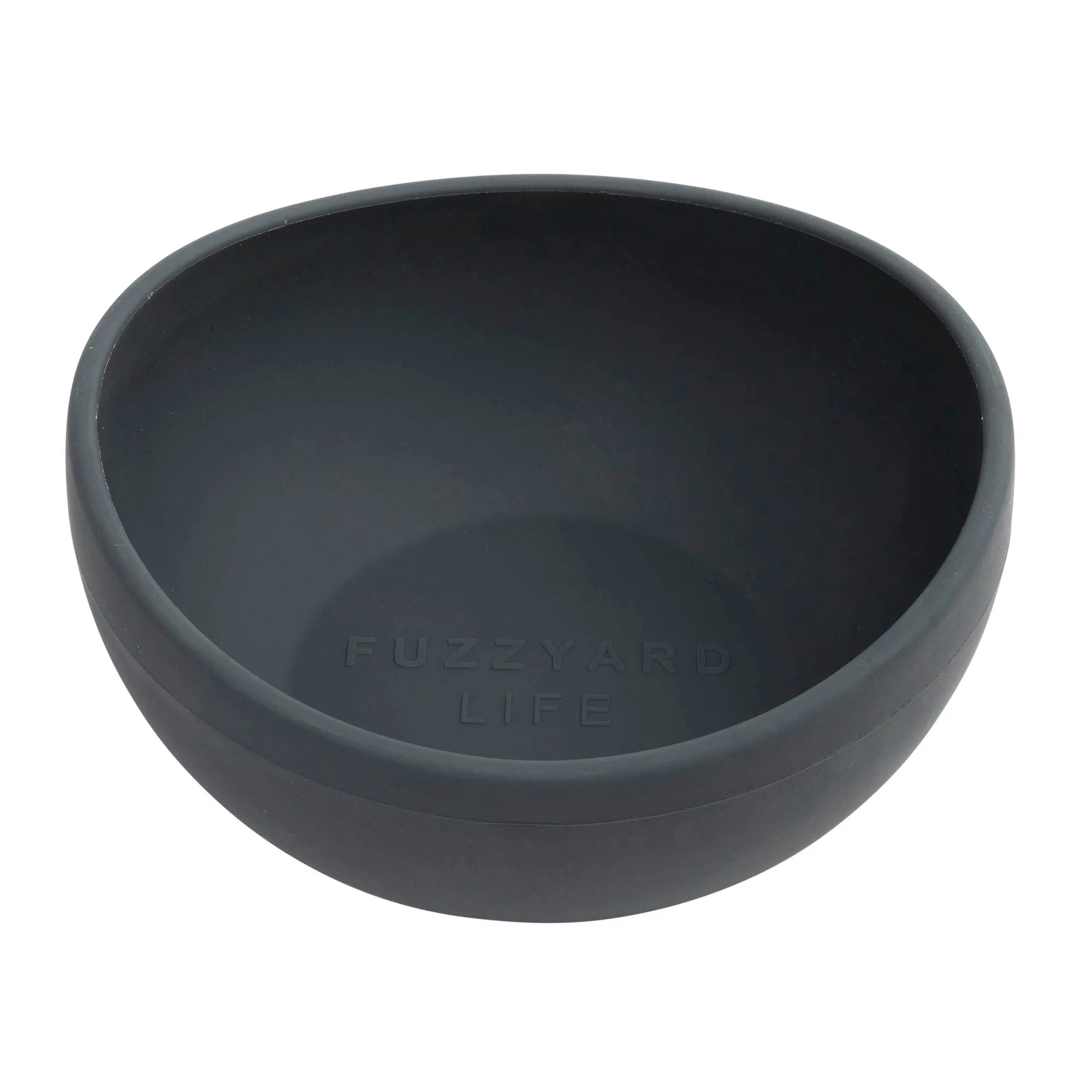 FuzzYard Life Silicone Dog Bowl Slate Grey Small^^^