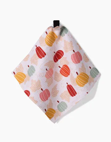 Geometry Golden Fall Golden Field Dishcloths