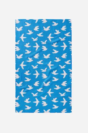 Geometry Towels Seagulls Kitchen Tea Towel