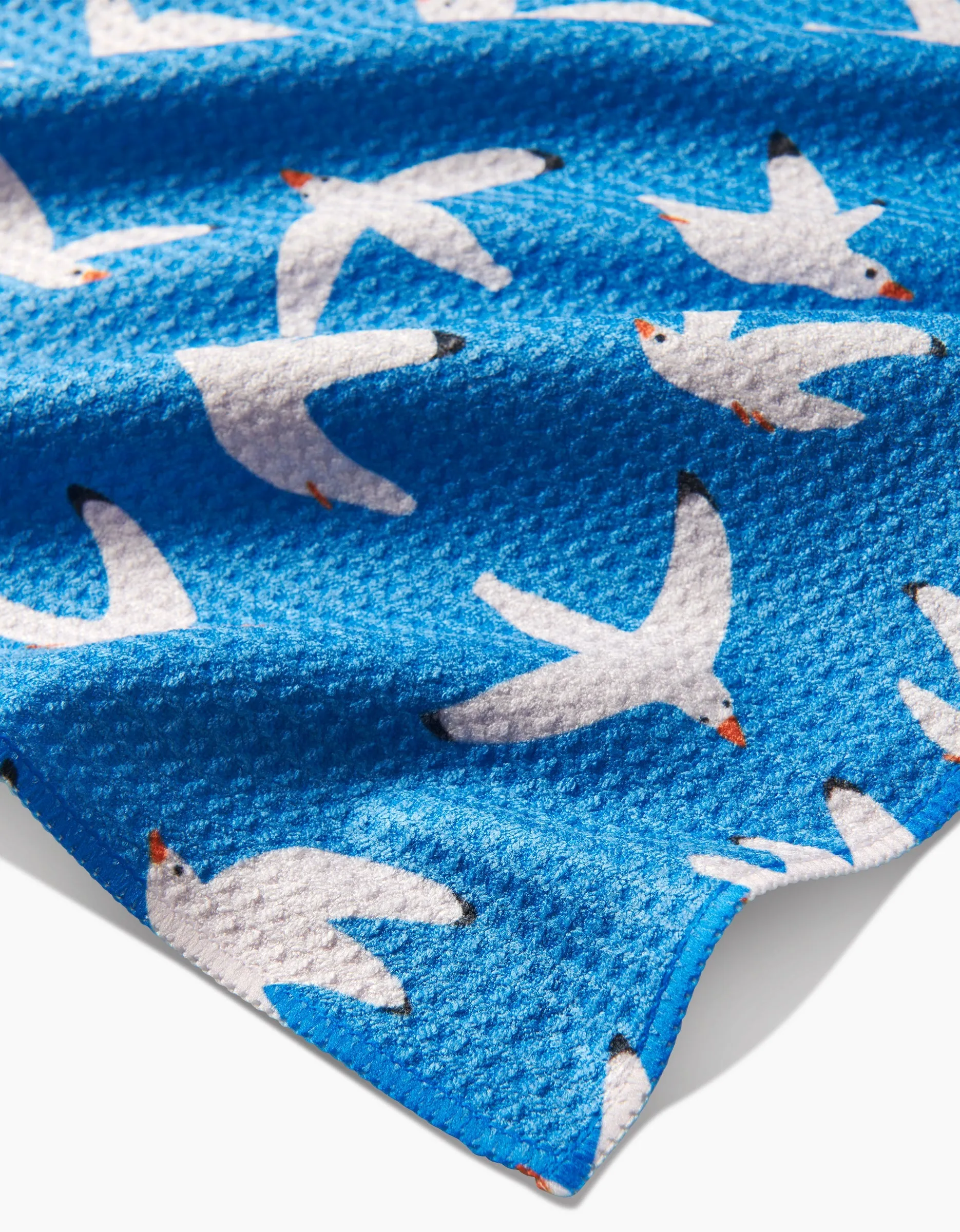 Geometry Towels Seagulls Kitchen Tea Towel