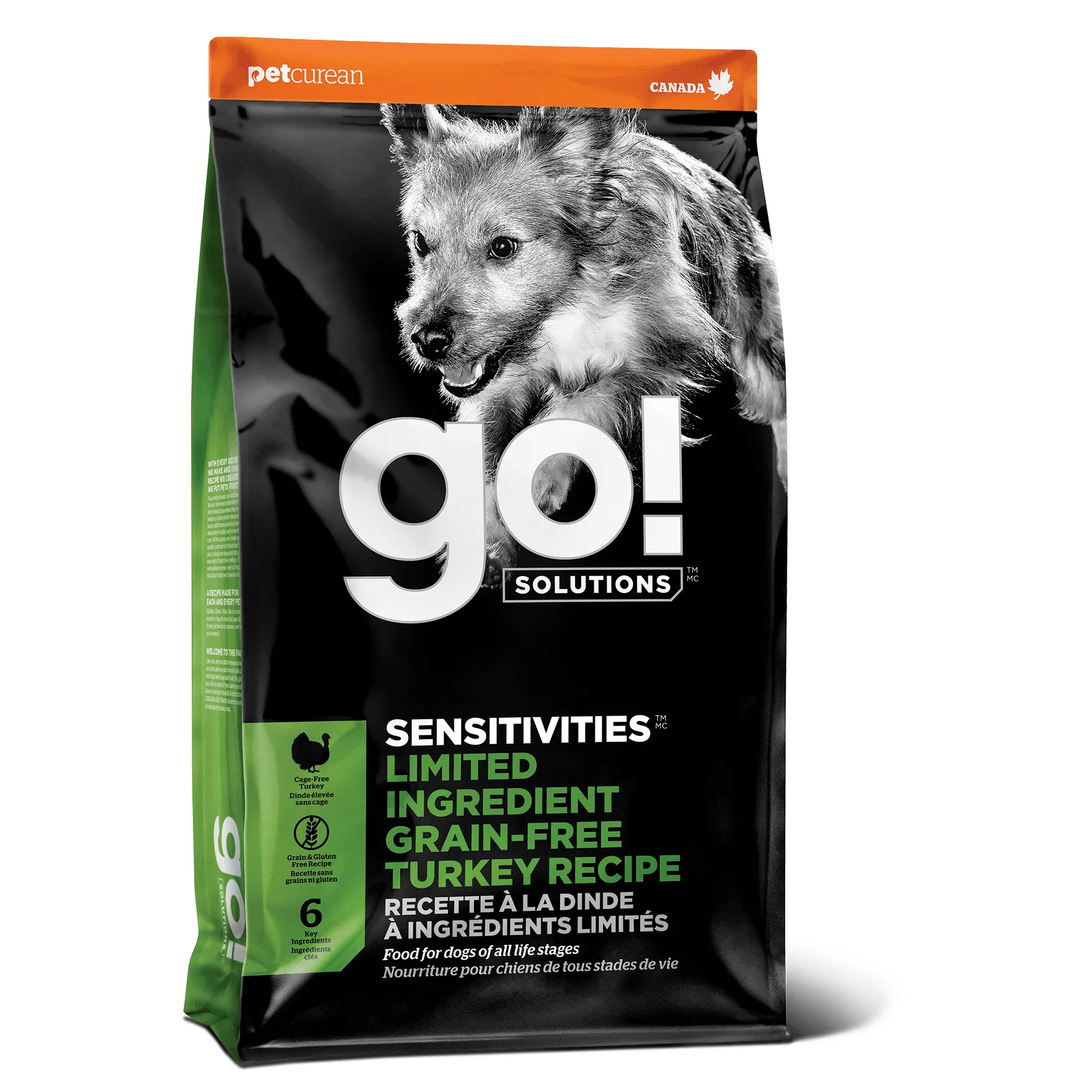 Go! Sensitivities Limited Ingredient Grain Free Turkey recipe for dogs
